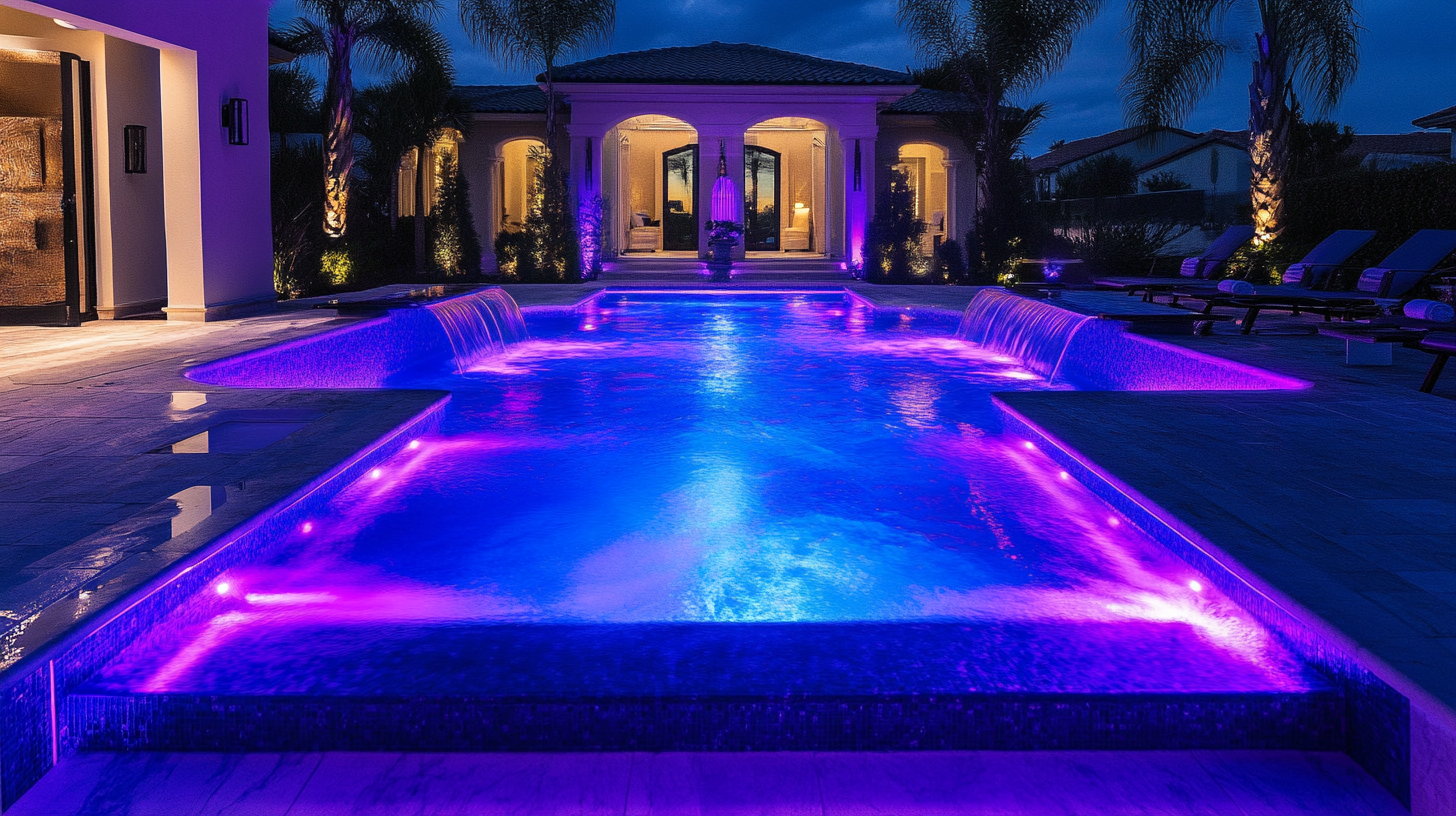 Smart underwater pool lighting systems