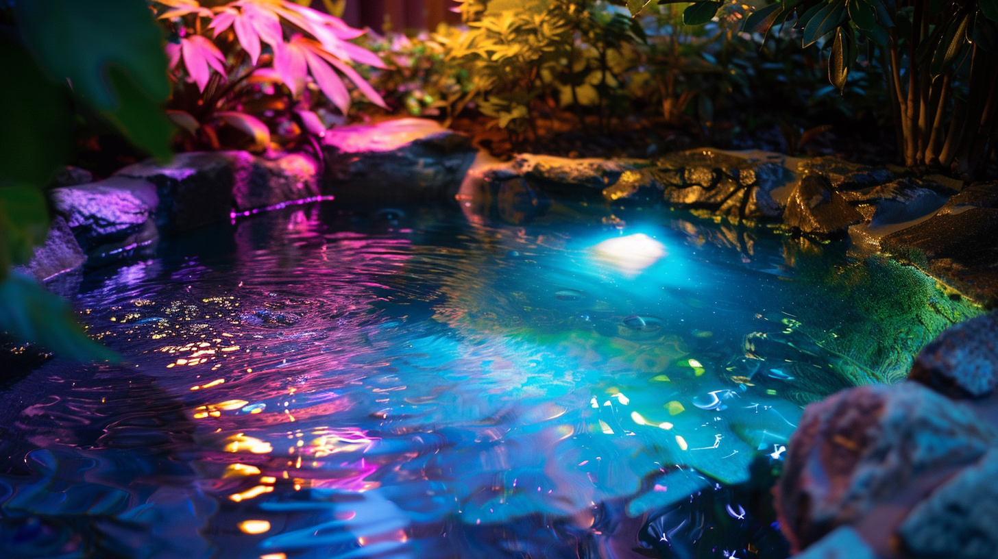 Underwater pool lights for small pools