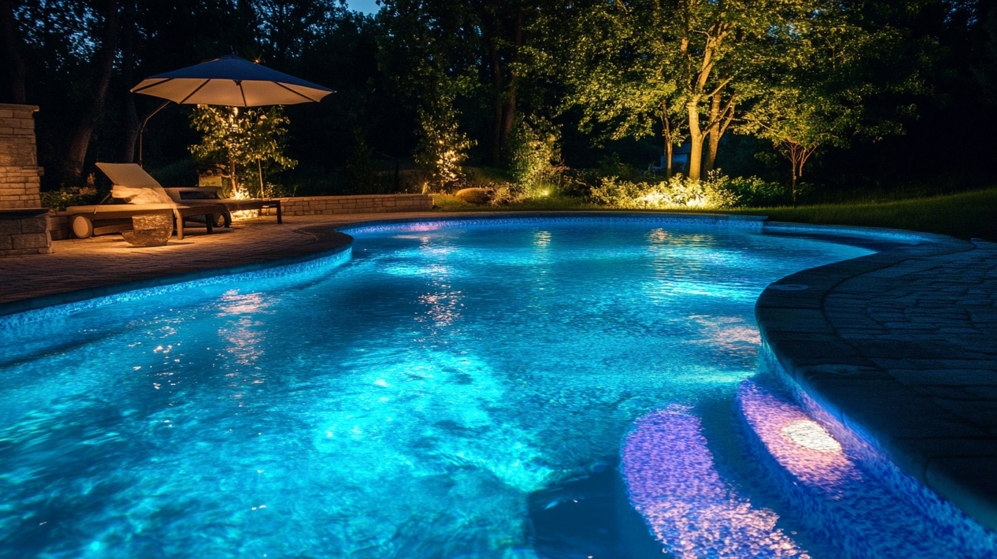 Child-safe underwater pool lighting options