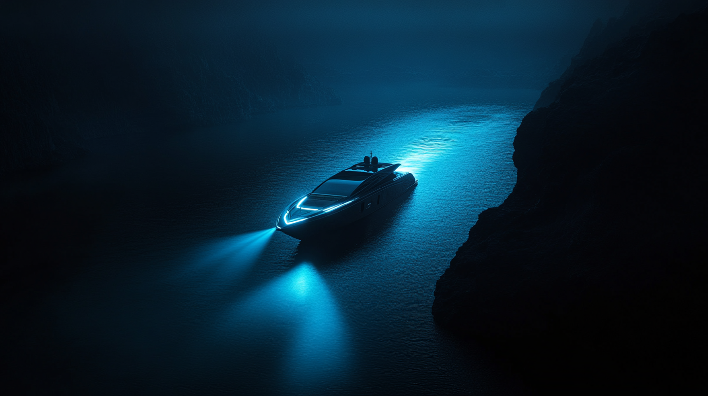 The brightest underwater boat lights for ultimate visibility