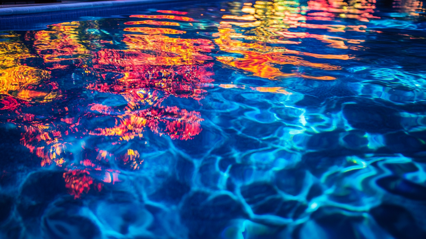 The role of underwater pool lights in underwater photography