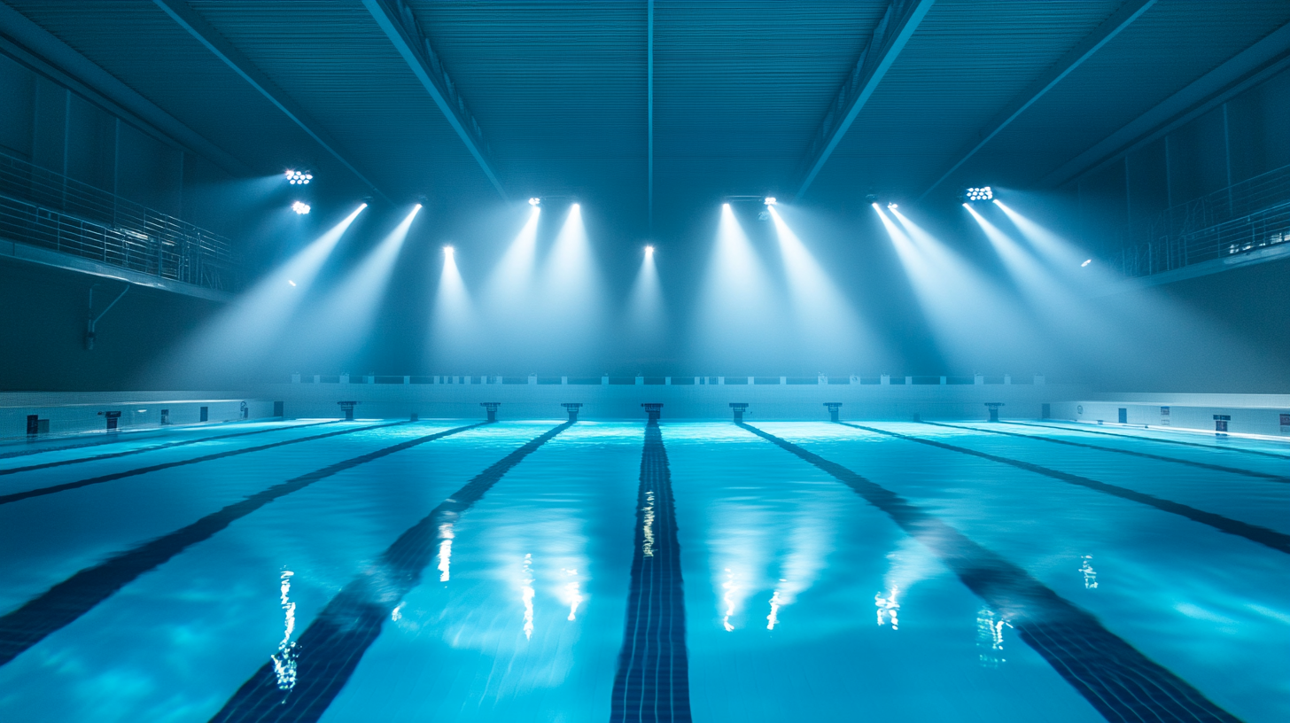 Selecting underwater pool lights for Olympic-size pools