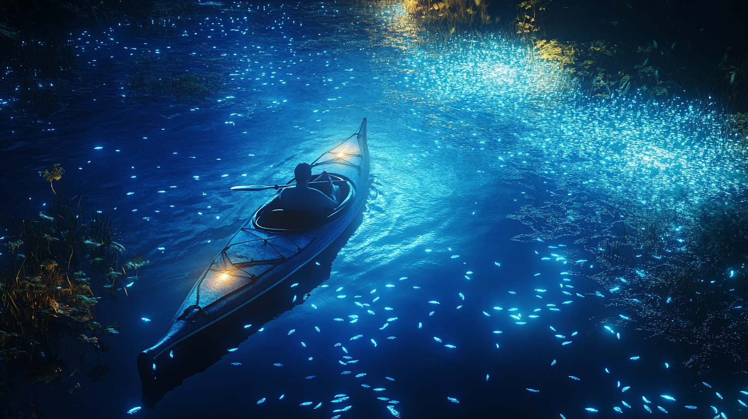 Underwater boat lights for kayaks and small watercraft