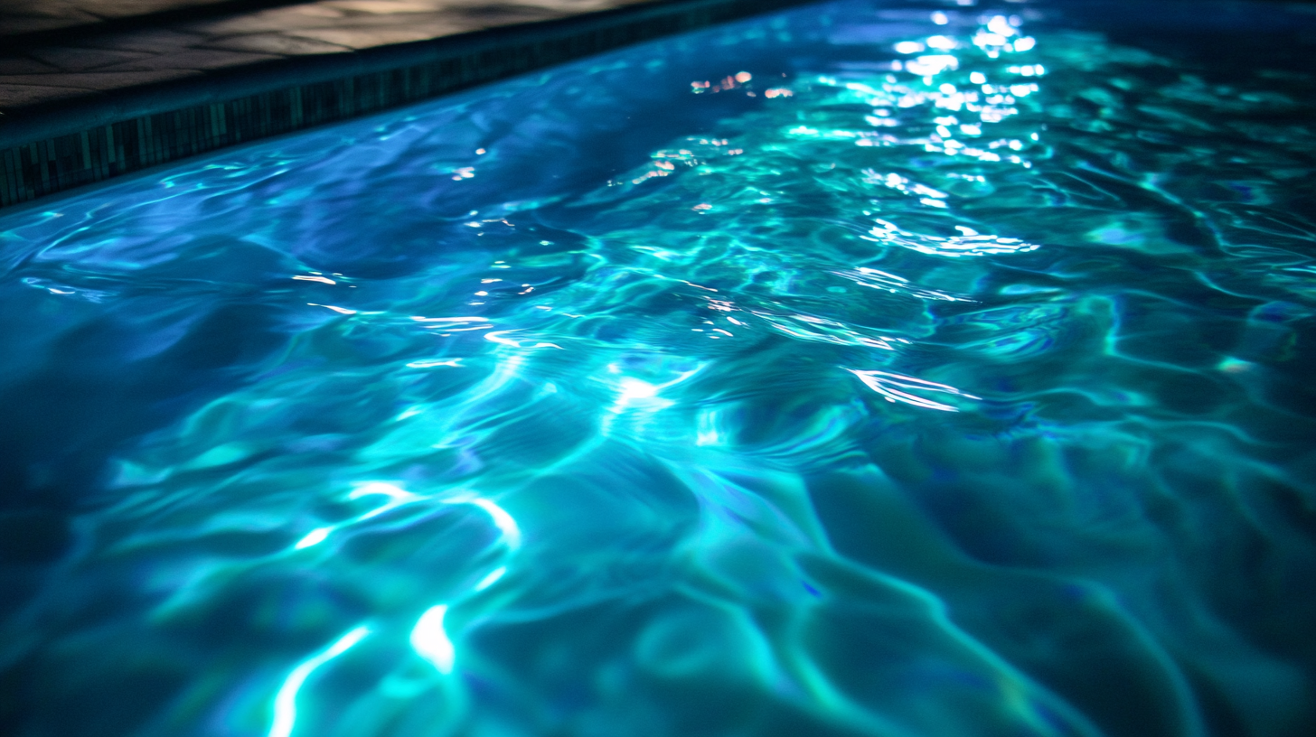 Underwater pool lights that change colors