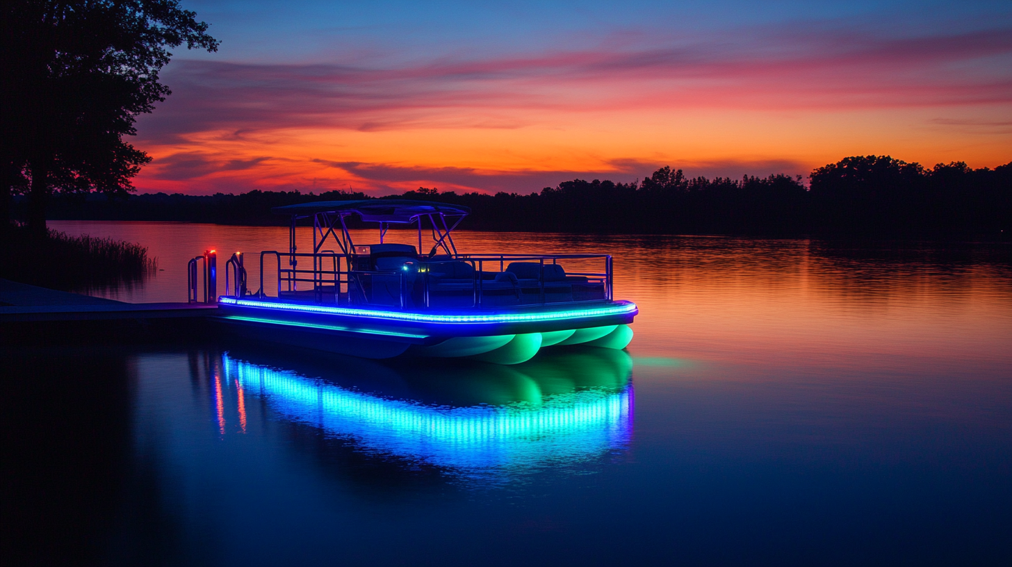 What to consider when choosing underwater boat lights for pontoons